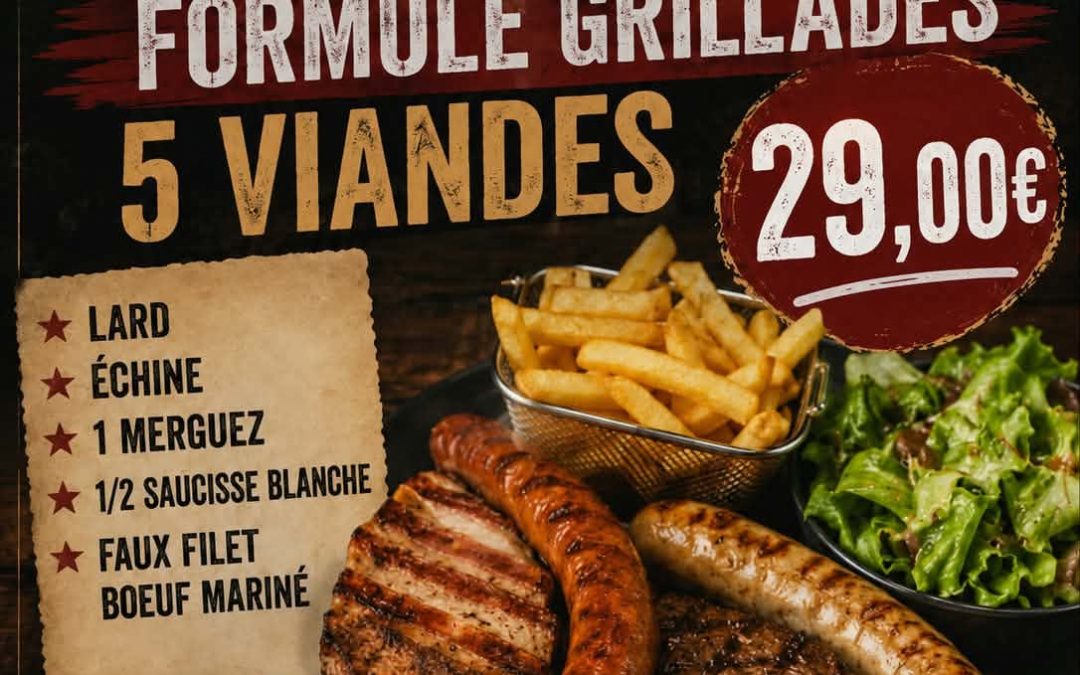 Soirée Grillades 5 Viandes