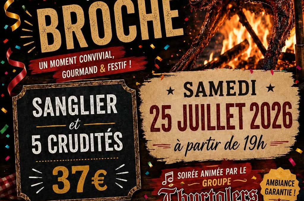 Soirée Sanglier à la Broche